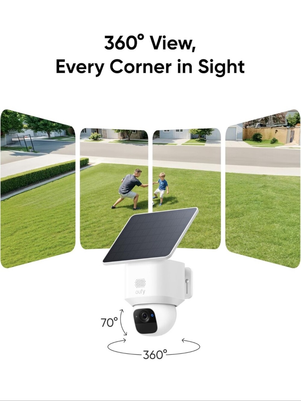 New eufy SoloCam E30, Solar Powered Wireless Security Camera